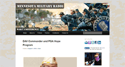 Desktop Screenshot of minnesotamilitaryradiohour.com